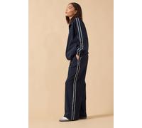 Petite Side Stripe Trousers PixieGirl Dark Navy 16