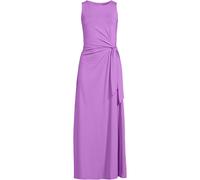 Petite Sleeveless Jersey Tie Waist Maxi Dress lands end Purple 16-18