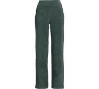 Petite Sport Cord Relaxed Straight Leg Trousers lands end Bottle Green 10-12R