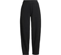 Petite Sport Knit Barrel Leg Trousers, High Waisted lands end Black 14-16R