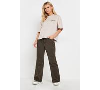 PixieGirl Brown Straight Leg Jeans Petite