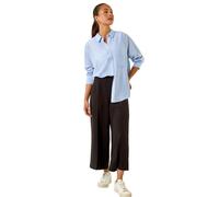 Petite Stripe Buttoned Pocket Shirt Roman Blue 16