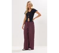 Petite Striped Trousers PixieGirl Burgundy 14