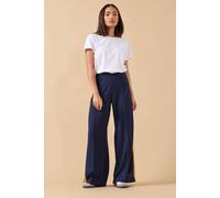 Petite Striped Wide Leg Trousers PixieGirl Dark Navy 16