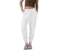 Petite Sweatpants for Women Fall Winter Wide Leg Low Rise Joggers Baggy Lightweight Fleece Lined Soft Track Pants White