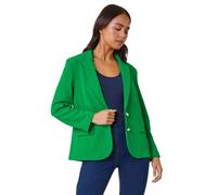 Petite Textured Stretch Blazer Roman Green 14