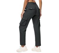 Petite Trousers Women Short Leg Solid Color High Waist Joggers Women Fashionable Casual Workout Pants Suitable for Jogging Womens Walking Trousers Running Comfy Jogging Bottoms Dark Gray
