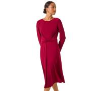 Petite Twist Front Stretch Dress Roman Wine 10
