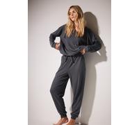 Petite Waffle Lounge Hoodie PixieGirl Grey 6-8
