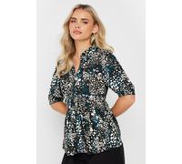 Petite Woven Abstract Top PixieGirl Blue 10