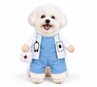 Petitebella Doctor Puppy Dog Costume (Large)