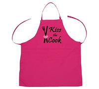 Petitebelle Kiss the Cook Unisex Children Apron (Hot Pink)