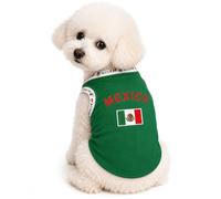 Petitebelle Mexico Dog Shirt, Green, XXX-Large