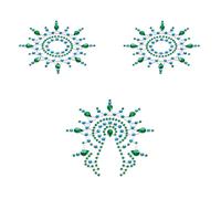 Petits Joujoux Gloria Nipple And Vagina Pasties Green