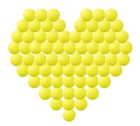 Petiy Beauty 120 Pack Colored Ping Pong Balls, 40mm Table Tennis Balls, Beer Ping Pong Balls Games Fun Arts Balls, Cat Balls, DIY Intellectual Development Tools, Party Decoration Balls (Yellow)