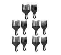 petjoyful 10pcs Hair Pick Comb Wide Tooth Ergonomic DIY Hairstyles Plastic Hair Pick for Long Thick Curly Hair for Salon Styling