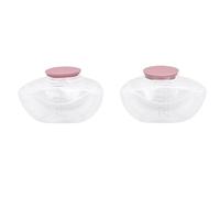 petjoyful 2 PCS 150ml Milk Collection Cup Replacement for Momcozy M9 Wearable Breastpump Milk Collector Cup Leak Proof PP Silicone
