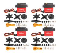 petjoyful 25KG Servo with 25T Metal Servo Arm High Performance Good Linearity for Robot RC Boat RC Aircraft