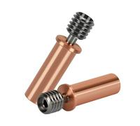 petjoyful 2PCS 3D Printer Extruder Copper Alloy Throat Tube for 2/2 Neo/ 2 Pro/ 2 Plus/ 2 Max High Temperature and Wear Resistance HeatBreak 3D Printer Replacement Par
