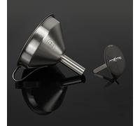 petjoyful 3D Printer Resin Filter Funnel 304 Stainless Steel Removable Filter Net Portable Handle Smooth Pathway fCompatible with 3D or SLA/DLP/LCD UV 3D Printing