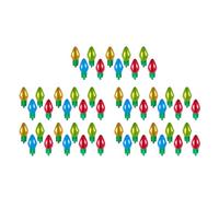 petjoyful 50pcs Bulb Balloon Decorative Reusable Aluminum Foil Light Bulb Balloons for Party Home Shopping Mall 18in