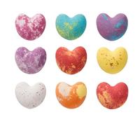 petjoyful 9pcs 40g Bath Bomb Gift Set Aromatherapy Bath Bombs Stress Relief Relaxation Scented Shower Bath Salt Ball for Valentine's Day Birthday Gift (Pink)