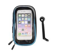 petjoyful Cycle Phone Front Frame Bag Water Proof 360° Rotation Front Visor Design Touch Screen Cycle Phone Holder Case (Blue)