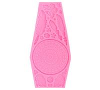 petjoyful DIY Feather Butterfly Texture Silicone Mold Cake Fondant Cookie Chocolate Mould Decorating Baking Tool (Pink)