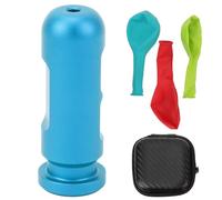 petjoyful Ear Equalization Training Tool Aluminum Alloy Ear Pressure Balance for Snorkeling Underwater Diving (Blue)