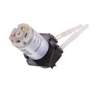petjoyful GROTHEN DC 12V Dosing Pump Peristaltic Pump Mini Water Liquid Pump Peristaltic Tube Self-Priming Function for Aquarium Lab Analysis Dosing Additives, Flat Panel Style (3mmX5mm)