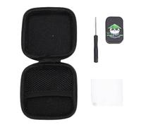 petjoyful Metal Push Card Toy Decompression Stress Relief Push Slider Zinc Alloy Animal Pattern for Waiting Meditation (Black)