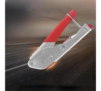 petjoyful Network Cable Tool Set Crimping Pliers Set Coaxial Cable Press Pliers Rotary Adjustable Wire Stripper with 20pcs F-Connector