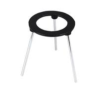 petjoyful Open Fire Tripod Bunsen Lamp Burner Stand Cast Iron Tripod Support Holder for Experiment