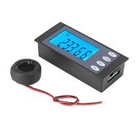 petjoyful PEACEFAIR Digital AC 80-260V 100A Current Voltage Watt KWh Time Panel Meter Voltmeter CT
