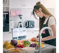 petjoyful Portable Book Stand Adjustable 6 Angles Book Document Holder Foldable Bookstand Hands Free Desk Reading for Cookbook Recipe Music Book Textbook Tablet Accessories