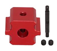 petjoyful RC Differential Locker Spool Effective Deceleration Precise Differential Spool Locker for Slash Rustler 4WD 1/10 (Red)