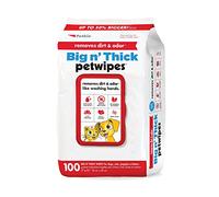 Petkin Pet Wipes for Dogs and Cats, 100 Large Wipes - Removes Dirt & Odor Like Washing Hands - Cleans Ears, Face, Butt, Eye Area - Convenient, Ideal for Home or Travel - 1 Pack of 100 Wipes