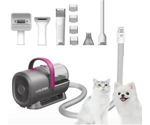 PETKIT 5-in-1 Grooming Tool Set with Hair Vacuum, Quiet Motor, Integrated Dust Collection, Cool/Warm Air Drying, Multiple Attachments, For Dogs & Cats