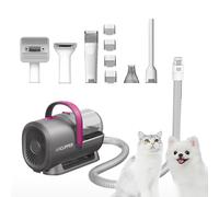 PETKIT 5-in-1 Grooming Tool Set with Hair Vacuum, Quiet Motor, Integrated Dust Collection, Cool/Warm Air Drying, Multiple Attachments, For Dogs & Cats