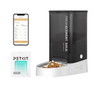 PETKIT Automatic Cat Feeder, 2.4GHz Auto Cat Feeder with App Control 3L, Low Food & Blockage Sensor, 304 Stainless Steel Bowl, Fresh Lock Technology,1-30 Meals/Day Anti-Clog Pet Feeder