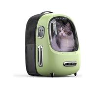 PETKIT Cat Carrier Backpack with Inbuilt Fan & Light, Ventilated Cat Bubble Back Pack for Cat Puppy with Padded and Adjustable Strap, Detachable and Lightweight for Travel Hiking Walking Camping