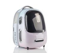 PETKIT Cat Carrier Backpack with Inbuilt Fan & Light, Ventilated Cat Bubble Back Pack for Pet Dog with Padded and Adjustable Strap, Detachable and Lightweight for Travel Hiking Walking Camping