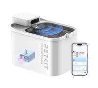 PETKIT EVERSWEET MAX UVC Smart Cat Water Fountain Battery Operated, 3L | UVC Water Treatment, App Monitoring, 5000mAh Battery Cordless Design, Motion Sensor, Ultra Quiet,Stainless Steel Tray