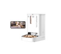 PETKIT | Feeder with Camera | P591 YumShare Dual-hopper | Capacity 2+3 L | White