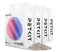 PETKIT Premium Clumping Cat Litter, 5 in 1 Mixed Cat Litter(28L), Low Tracking, 99.9% Dust Free, Superior Odour Control, Long-Lasting Tofu P
