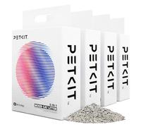 PETKIT Premium Clumping Cat Litter, 5 in 1 Mixed Cat Litter(28L), Low Tracking, 99.9% Dust Free, Superior Odour Control, Long-Lasting Tofu Pellets for Multi-Cat Homes, Flushable Biodegradable, 4 Packs
