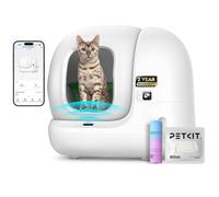 PETKIT PURA MAX 2 Automatic Cat Litter Tray, Odour Free & Anti-Leakage | App Control, N50 Deodorant, Always-Open&Anti-Pinch Design,Safety Sensors,76L Large&Low Entrance for Multi-Cats with Trash Bag