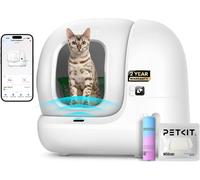 PETKIT Pura Max 2 Automatic Self-Cleaning Cat Litter Box, App Control Automatic Litter Box with Safety Sensors, Odor Free & Anti-Leakage Basic Bundle Includes Trash Bags, 2.4G WiFi & Low Entrance