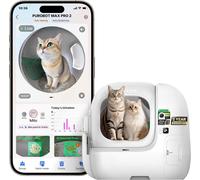 PETKIT Purobot Max Pro 2 Cat's Facial Recognition AI-Camera Automatic Cat Litter Box, Extra Large Opening 210° Wide Angle, 5G WiFi App Control Self Cleaning Litter Box, Odor-Free & Integration Safety