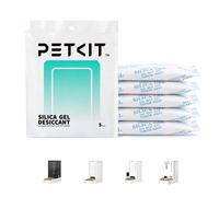 PETKIT Silica Gel Desiccant Sachets 30 Gram x 5 Packs for Smart Automatic Pet Feeders, Desiccant Replacement Bags for Cat Feeders to Keep Pe